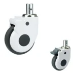 125mm Medical Bed Casters Stem Locking Anti – Winding Hospital - Light Duty Casters