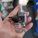 2 Inch Clear Polyurethane Casters Transparent Chair Wheels With Brake - Furniture Casters