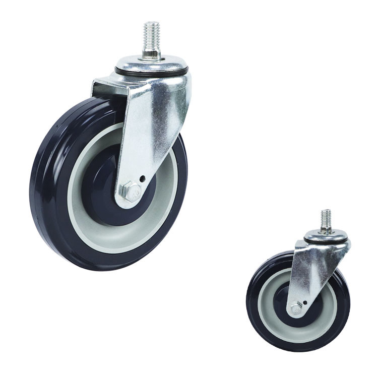 Light Duty Casters - 100mm PU Trolley Wheels Heavy Duty