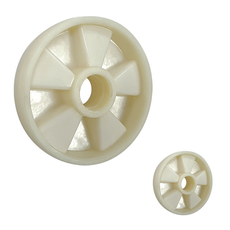 Industrial Casters - 160x50mm Solid Nylon Wheels , 350kg Loading Hand Pallet Truck Wheels