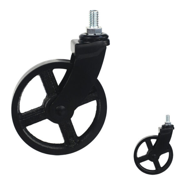 CE Cast Iron 88mm 132lbs Capacity Trolley Wheels Heavy Duty