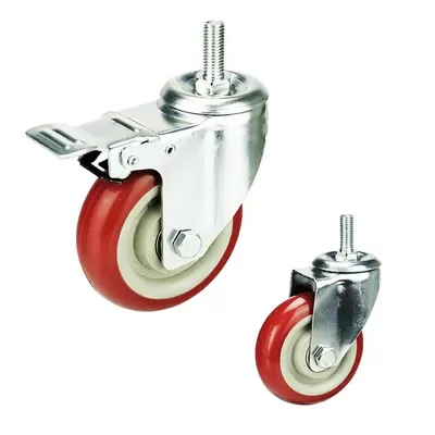 Wholesales 100mm PVC Medium Duty Casters