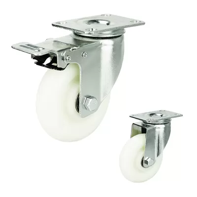 198lbs Capacity PP Medium Duty Casters - Medium Duty Casters