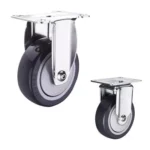 300lbs Capacity 5 Inch Polyurethane Wheels , ISO9001 Industrial Polyurethane Wheels - Medium Duty Casters