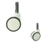 ISO9001 5 Inch TPR Long Stem Caster Wheels With Central Lock - Medical Casters
