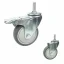100mm 198lbs Capacity Soft Rubber Caster Wheels With Covers - Light Duty Casters